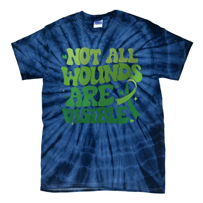 Not All Wounds Are Visible Mental Health Tie-Dye T-Shirt