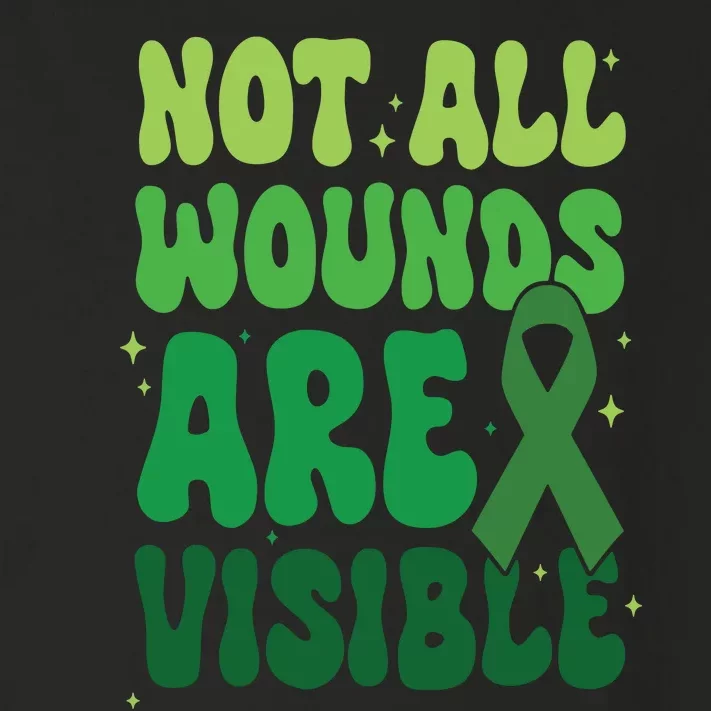 Not All Wounds Are Visible Mental Health Anxiety Toddler Long Sleeve Shirt