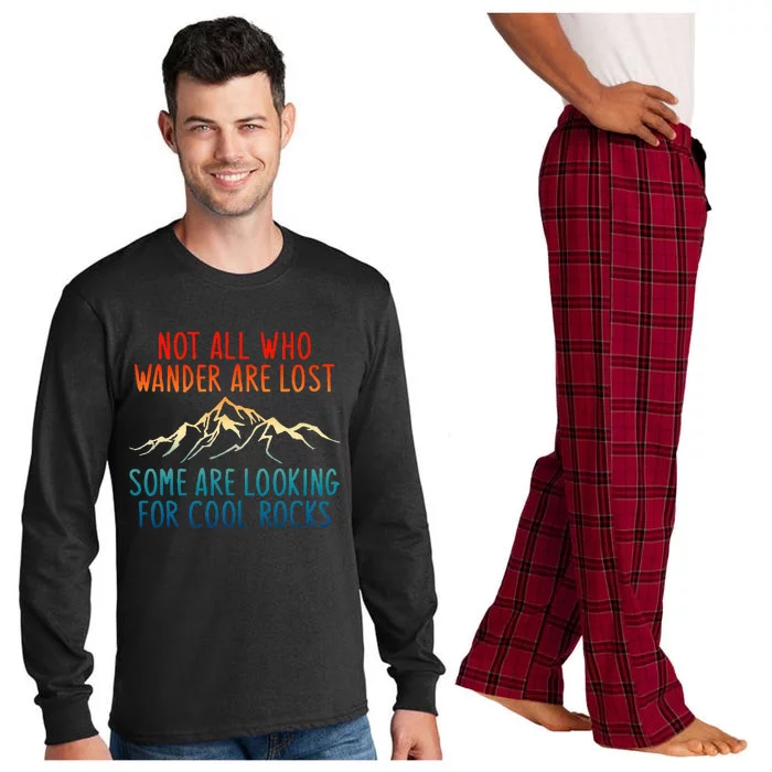 Not All Who Wander Are Lost Some Are Looking Long Sleeve Pajama Set