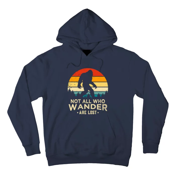 Not All Who Wander Are Lost Funny Plus Size Hoodie