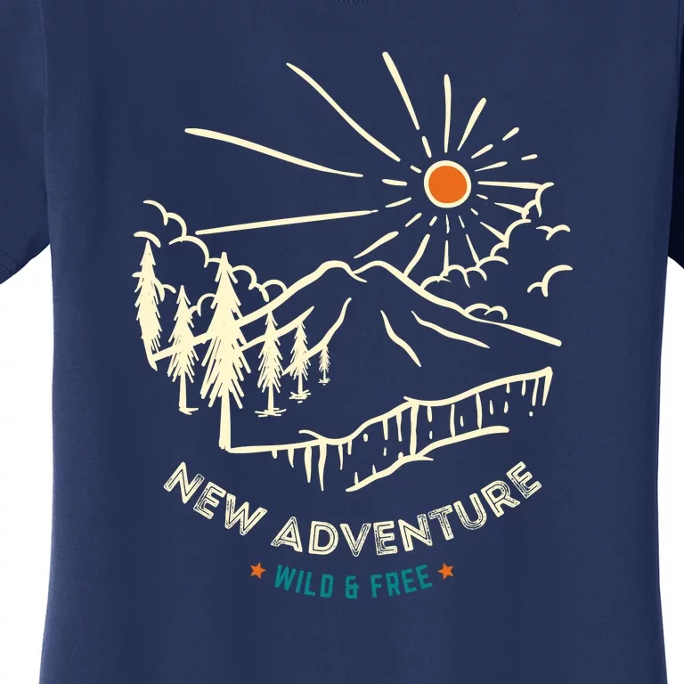 New Adventure Wild And Free Women's T-Shirt