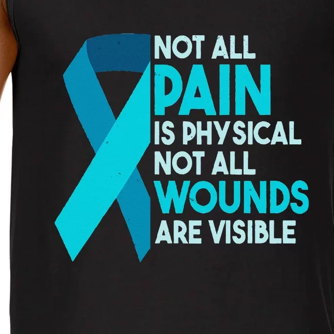 Not All Wounds Are Visible PTSD Warrior Comfort Colors® Tank Top