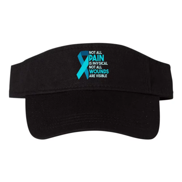 Not All Wounds Are Visible PTSD Warrior Valucap Bio-Washed Visor