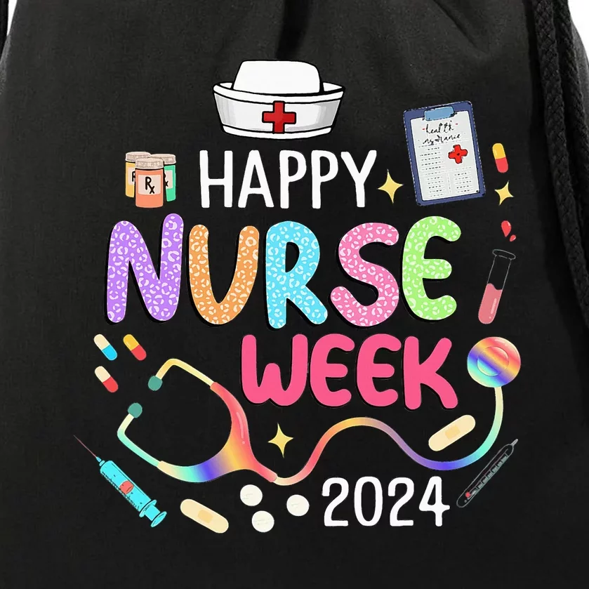 Nurse Appreciation Week Happy National Nurses Week 2024 Drawstring Bag