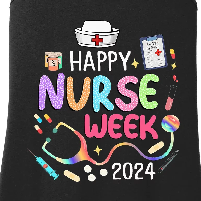 Nurse Appreciation Week Happy National Nurses Week 2024 Ladies Essential Tank