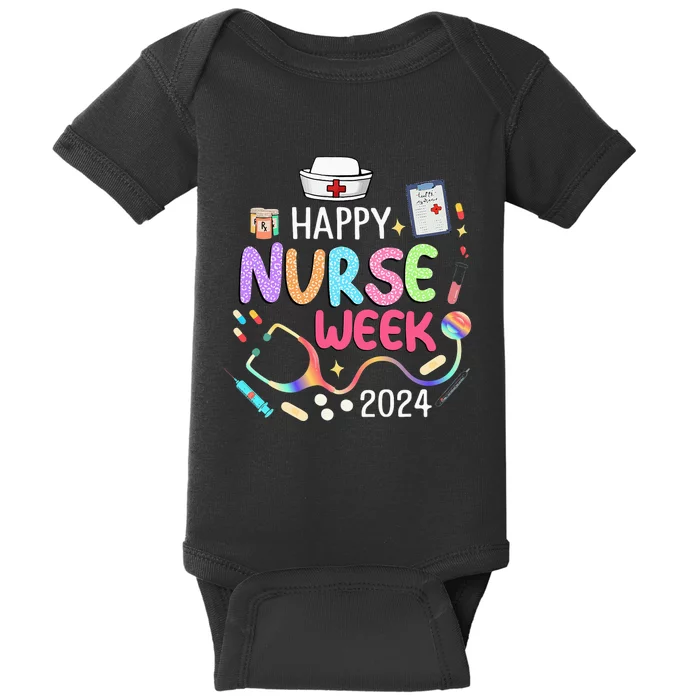 Nurse Appreciation Week Happy National Nurses Week 2024 Baby Bodysuit