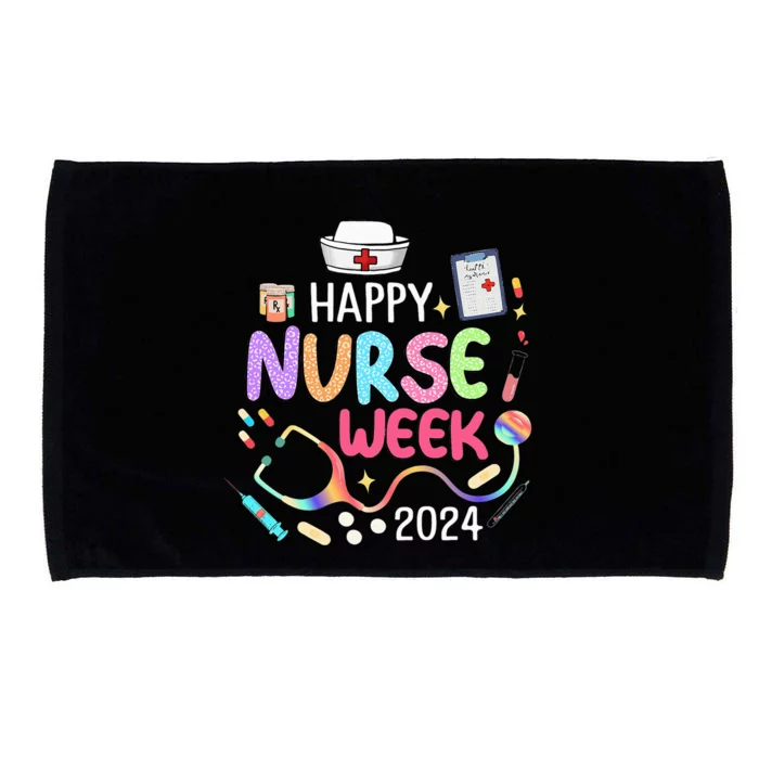 Nurse Appreciation Week Happy National Nurses Week 2024 Microfiber Hand Towel