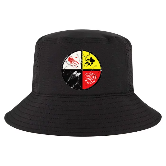 Native American Words Of The Medicine Wheel 1 Cool Comfort Performance Bucket Hat