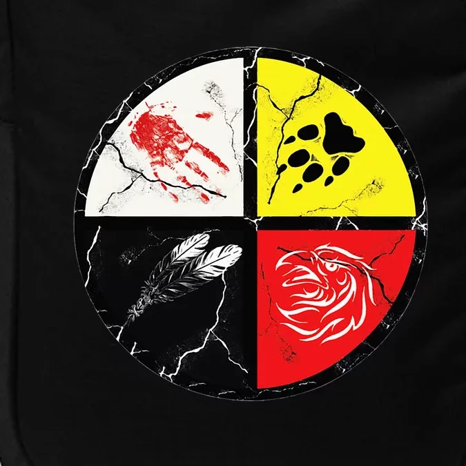 Native American Words Of The Medicine Wheel 1 Impact Tech Backpack