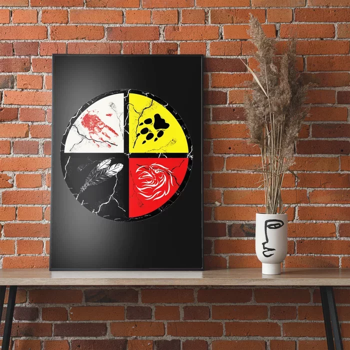 Native American Words Of The Medicine Wheel 1 Poster