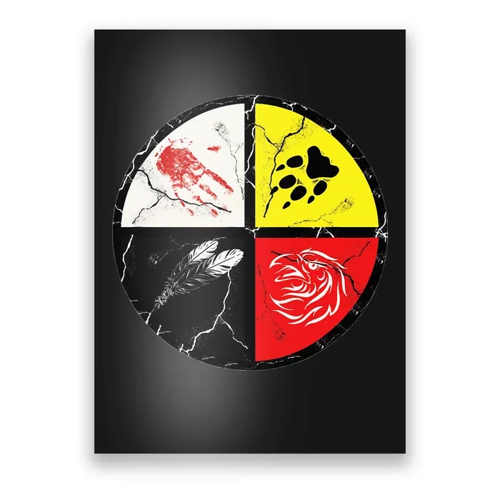 Native American Words Of The Medicine Wheel 1 Poster