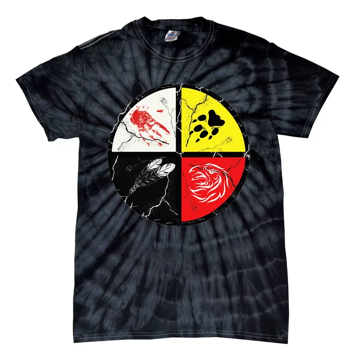 Native American Words Of The Medicine Wheel 1 Tie-Dye T-Shirt