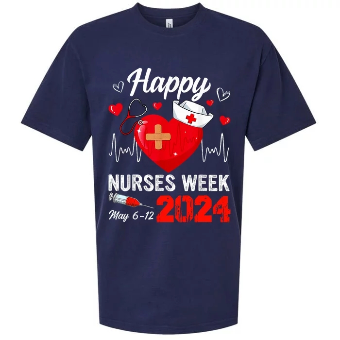 Nurse Appreciation Week Happy National Nurses Week 2024 Sueded Cloud Jersey T-Shirt