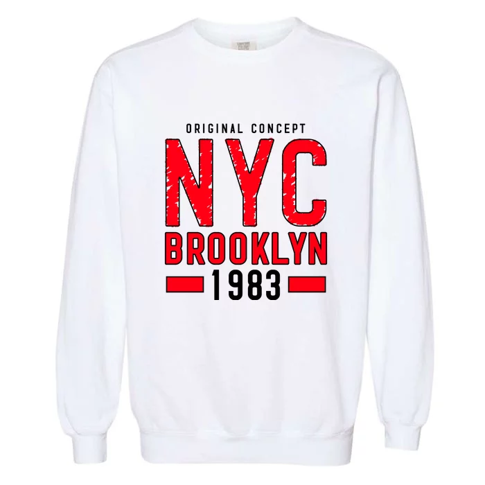 NYC Brooklyn 1983 Garment-Dyed Sweatshirt