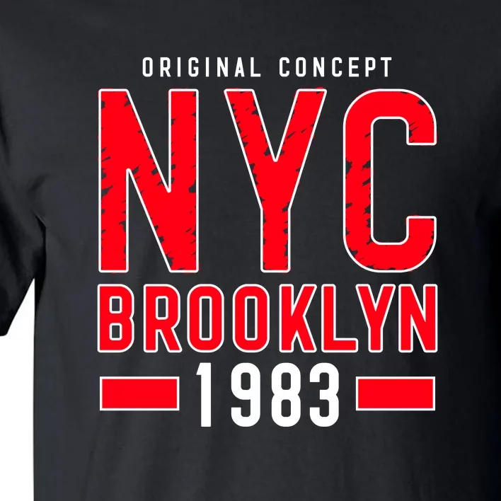 NYC Brooklyn 1983 New York City Tall T-Shirt