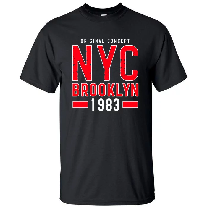 NYC Brooklyn 1983 New York City Tall T-Shirt