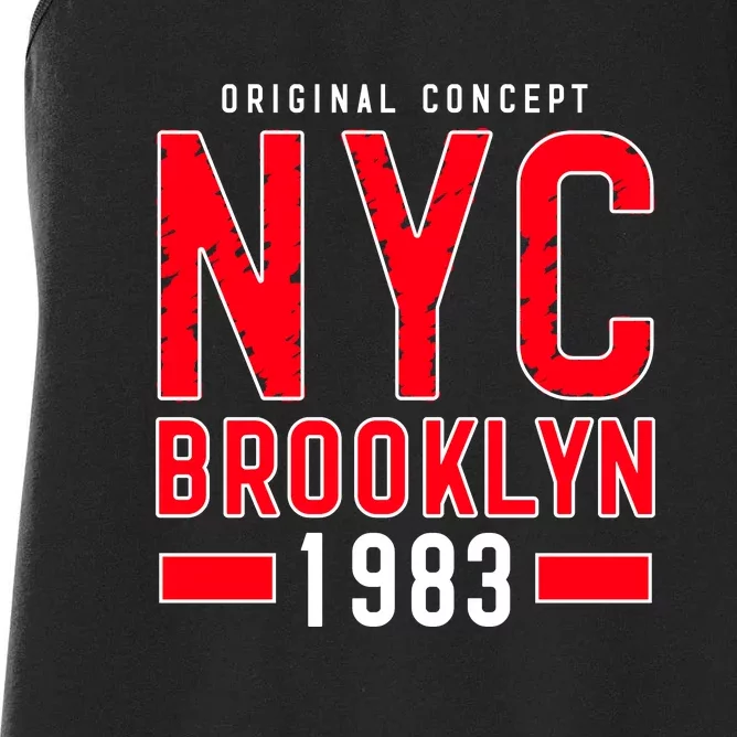 NYC Brooklyn 1983 New York City Women's Racerback Tank