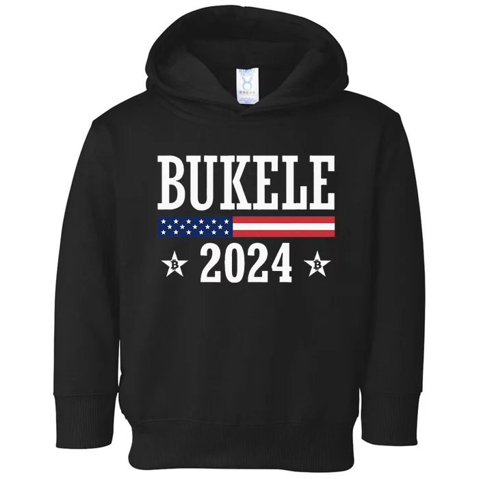 Nayib Bukele 2024 For President Bitcoin Crypto HODL Hodler Toddler Hoodie