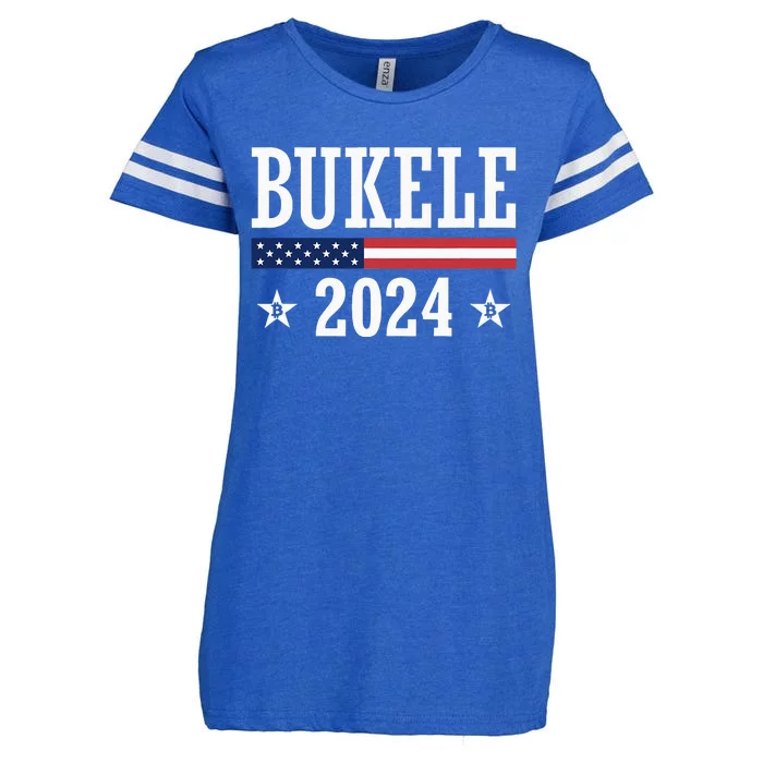 Nayib Bukele 2024 For President Bitcoin Crypto HODL Hodler Enza Ladies Jersey Football T-Shirt