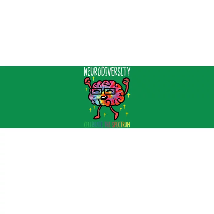 Neurodiversity Brain Autism Awareness Asd Adhd Bumper Sticker