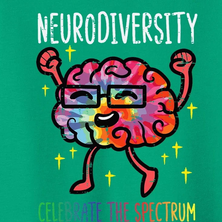 Neurodiversity Brain Autism Awareness Asd Adhd Toddler T-Shirt