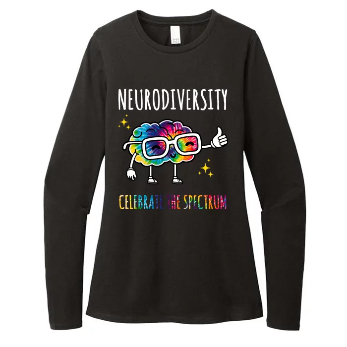 Neurodiversity Brain Autism Awareness Celebrate The Spectrum Womens CVC Long Sleeve Shirt