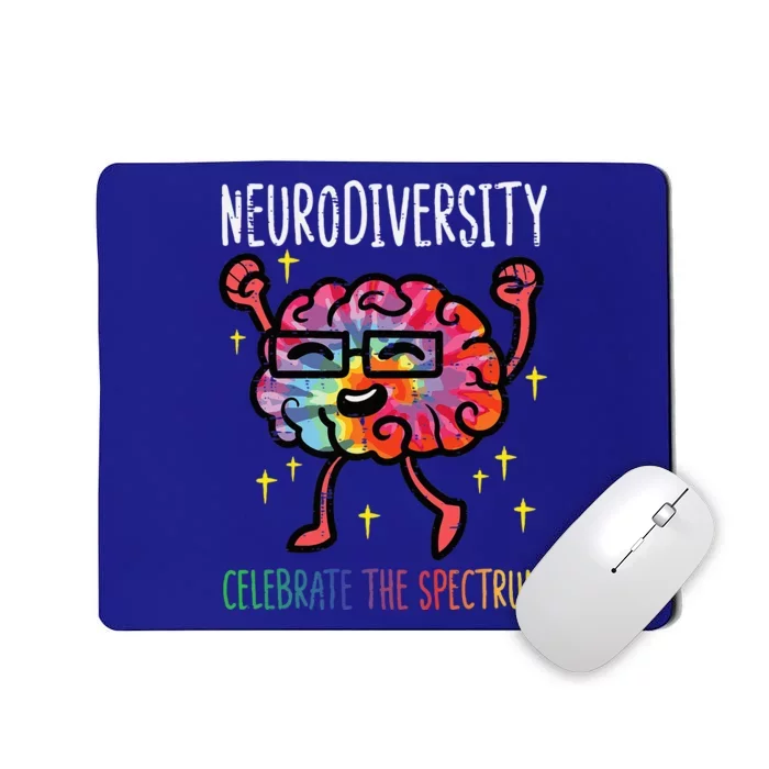 Neurodiversity Brain Autism Awareness ASD ADHD Mousepad