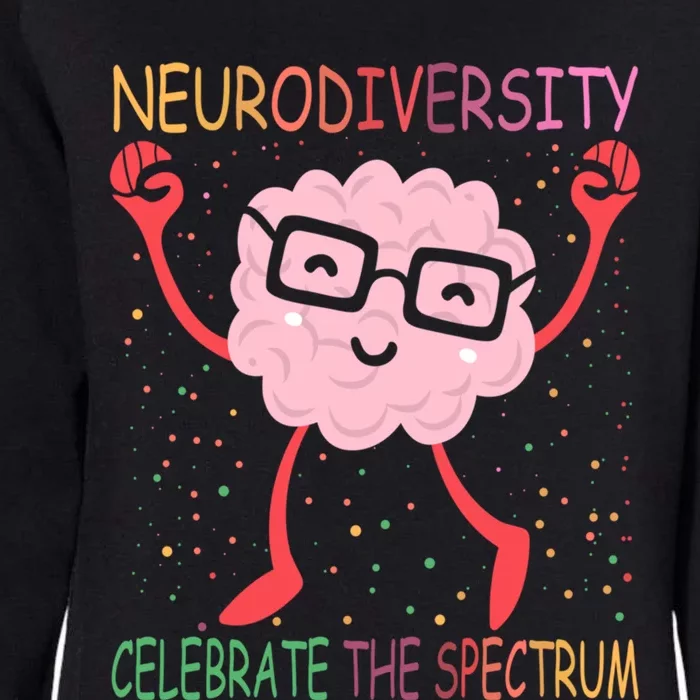 Neurodiversity Brain Autism Awareness Asd Adhd Gift Womens California Wash Sweatshirt