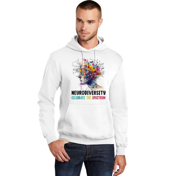 Neurodiversity Brain Autism Awareness Asd Adhd Hoodie