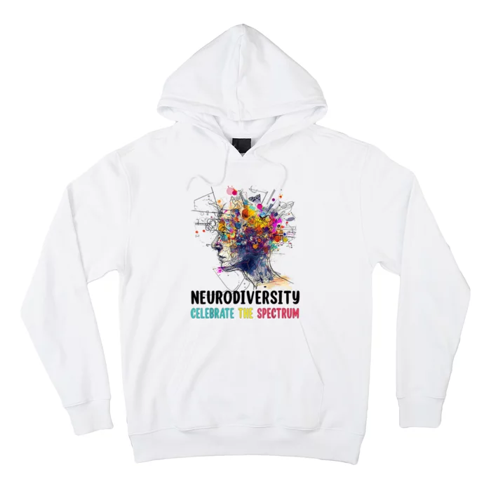 Neurodiversity Brain Autism Awareness Asd Adhd Hoodie