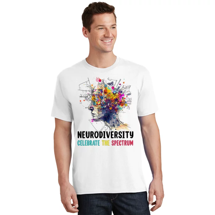 Neurodiversity Brain Autism Awareness Asd Adhd T-Shirt