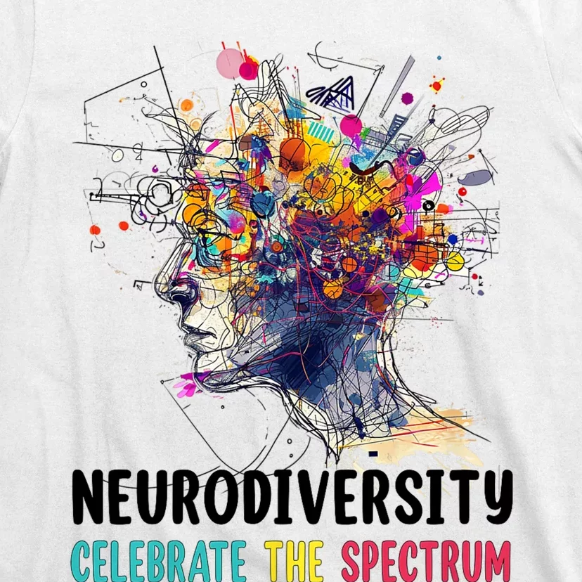 Neurodiversity Brain Autism Awareness Asd Adhd T-Shirt