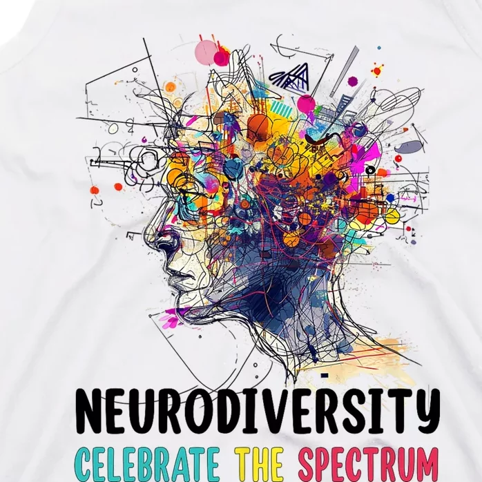 Neurodiversity Brain Autism Awareness Asd Adhd Tank Top