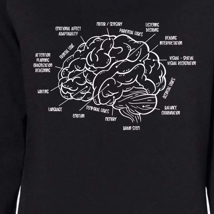 Neurosurgery Brain Anatomy Neurology Gift Medical Gift Funny Gift Womens California Wash Sweatshirt