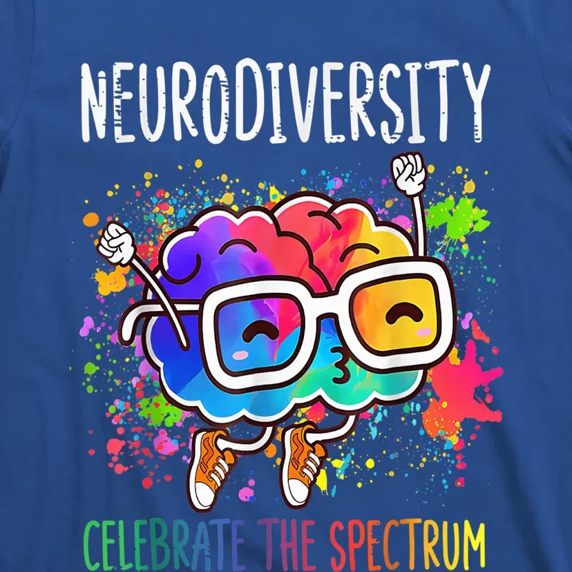 Neurodiversity Brain Autism Awareness ASD ADHD  Wo Kid T-Shirt