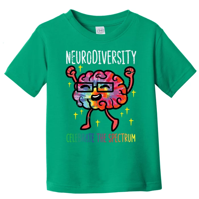 Neurodiversity Brain Autism Awareness Asd Adhd Toddler T-Shirt