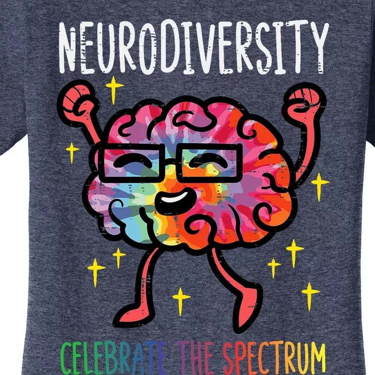 Neurodiversity Brain Autism Awareness Asd Adhd Women's T-Shirt