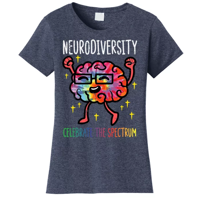 Neurodiversity Brain Autism Awareness Asd Adhd Women's T-Shirt