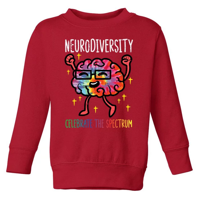 Neurodiversity Brain Autism Awareness Asd Adhd Toddler Sweatshirt