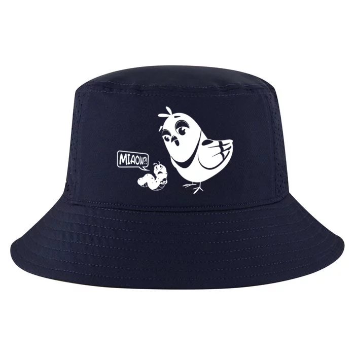 Novelty Bird And Worm Cool Comfort Performance Bucket Hat