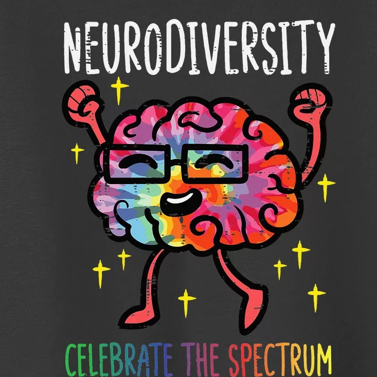 Neurodiversity Brain Autism Awareness ASD ADHD Toddler T-Shirt