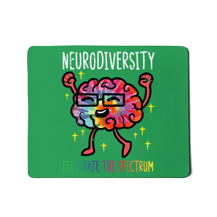 Neurodiversity Brain Autism Awareness Asd Adhd Mousepad