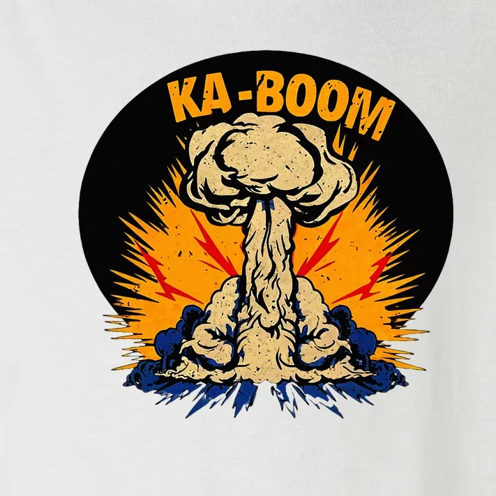 Nuclear Bomb Blast Explosion Detonation Kaboom! Toddler Long Sleeve Shirt