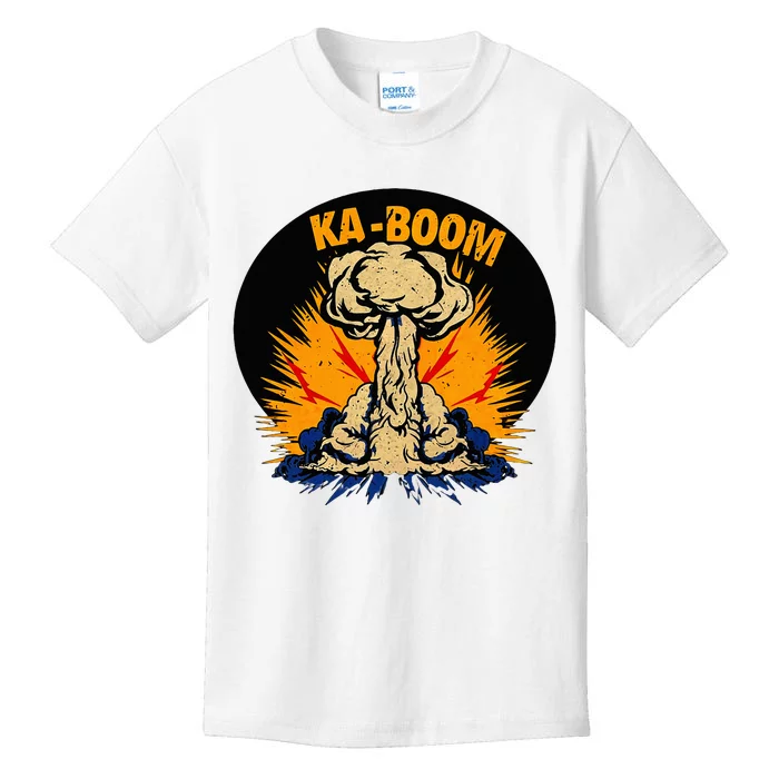 Nuclear Bomb Blast Explosion Detonation Kaboom! Kids T-Shirt