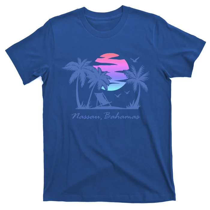 Nassau Bahamas Beach Vacation Spring Break Honeymoon Retro Funny Gift T-Shirt