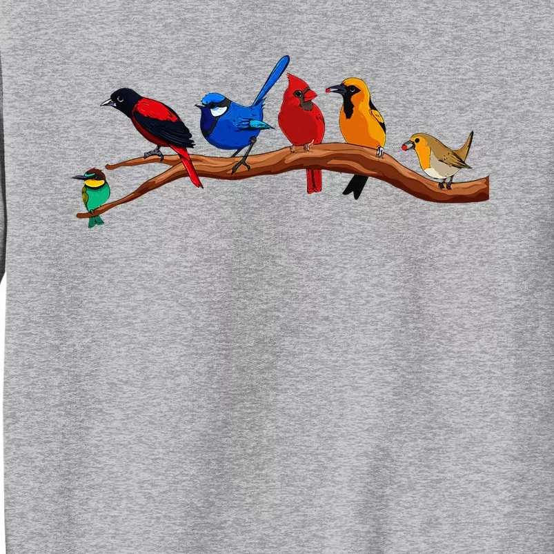 Nerd Birdwatcher Bird Watching Tall Sweatshirt