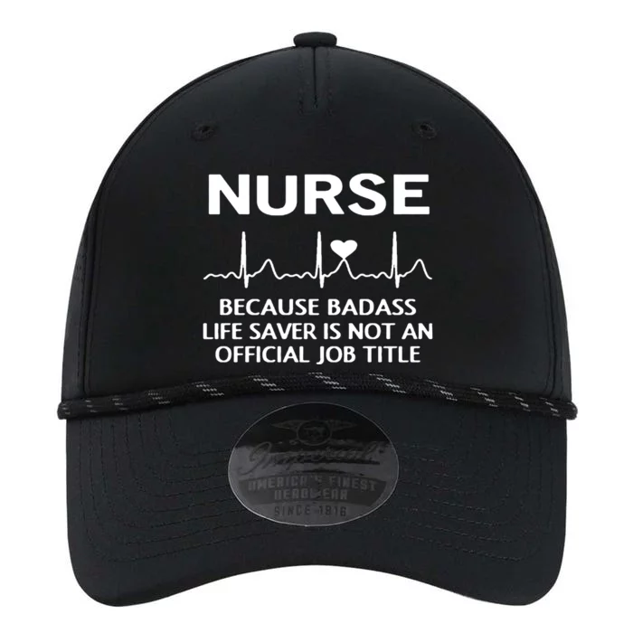 Nurse Because Badass Lifesaver Funny Nursing Appreciation Gift Performance The Dyno Cap