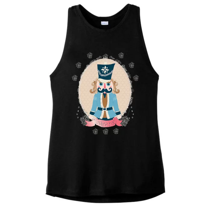 Nutcracker Ballet Christmas Dance Xmas Holiday Season Ladies Tri-Blend Wicking Tank