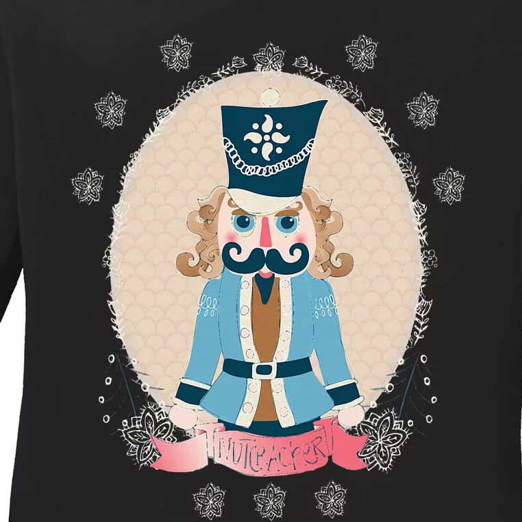 Nutcracker Ballet Christmas Dance Xmas Holiday Season Ladies Long Sleeve Shirt