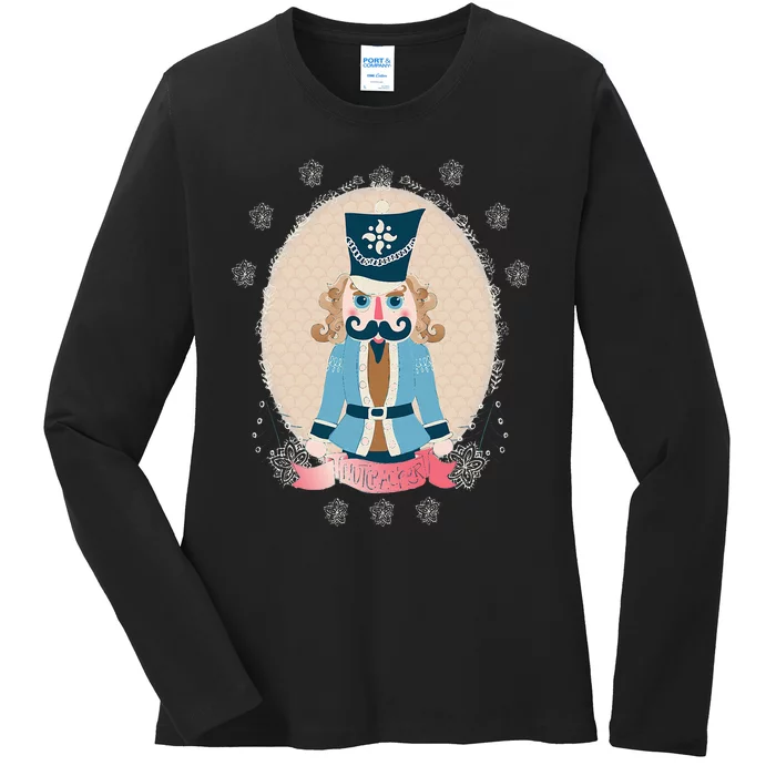 Nutcracker Ballet Christmas Dance Xmas Holiday Season Ladies Long Sleeve Shirt